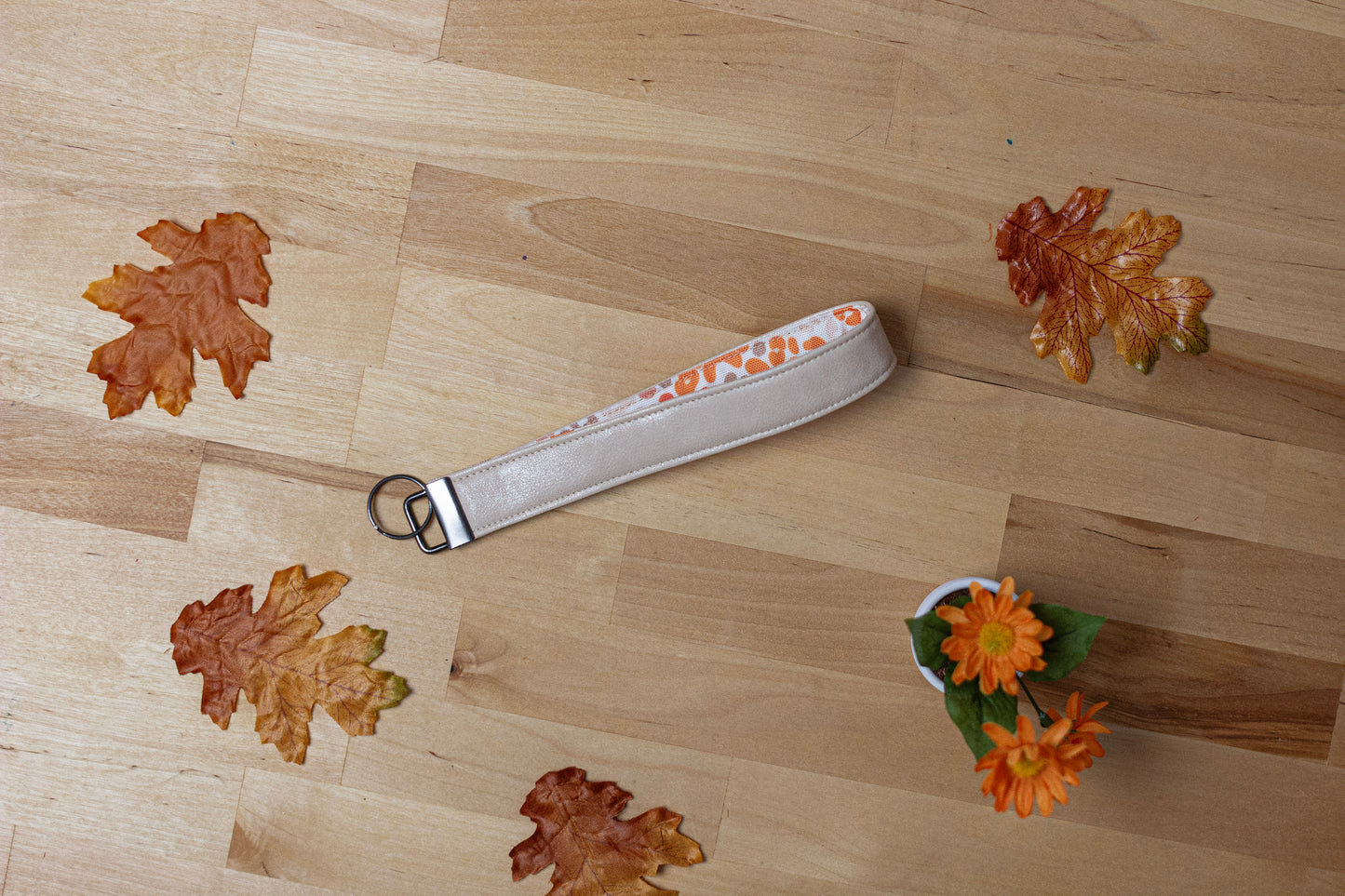 Key Fob Wristlet Strap: Wild Fall