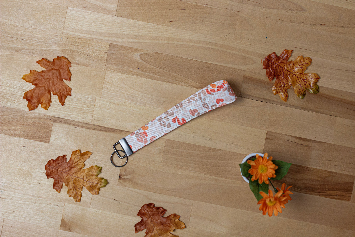 Key Fob Wristlet Strap: Wild Fall