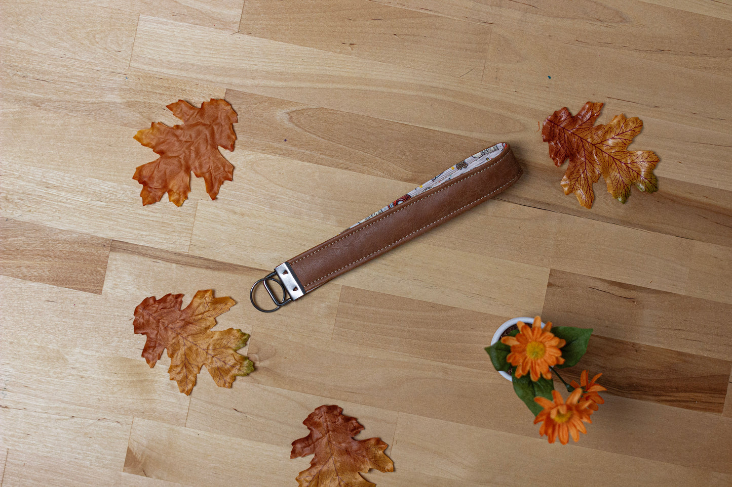 Key Fob Wristlet Strap: Cozy Fall Books